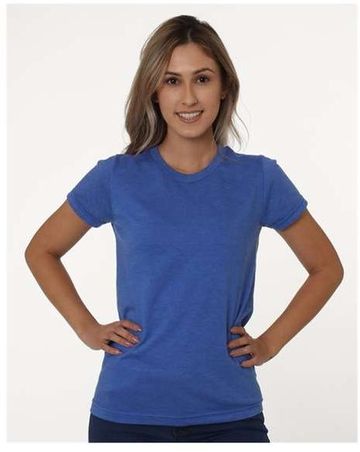 Bayside USA Made Women's 4.2-ounce. Triblend Short Sleeve T-Shirt